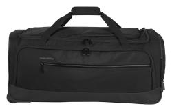 Travelite Crosslite Wheeled Duffle L Black taška + kosmetická taštička zdarma