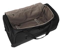 Travelite Crosslite Wheeled Duffle L Black taška + kosmetická taštička zdarma