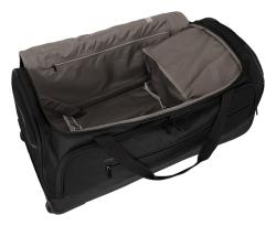 Travelite Crosslite Wheeled Duffle L Black taška + kosmetická taštička zdarma
