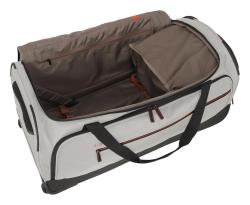 Travelite Crosslite Wheeled Duffle L White Sand taška + kosmetická taštička zdarma