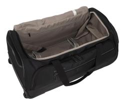 Travelite Crosslite Wheeled Duffle M Black taška + kosmetická taštička zdarma