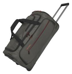 Travelite Crosslite Wheeled Duffle M Dark Olive taška + kozmetická taštička zadarmo