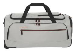 Travelite Crosslite Wheeled Duffle M White Sand taška + kosmetická taštička zdarma