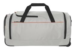Travelite Crosslite Wheeled Duffle M White Sand taška + kosmetická taštička zdarma