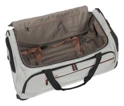 Travelite Crosslite Wheeled Duffle M White Sand taška + kosmetická taštička zdarma