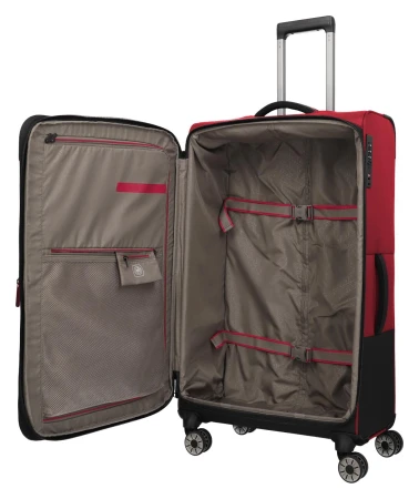 Travelite Crosslite XL červený cestovní kufr