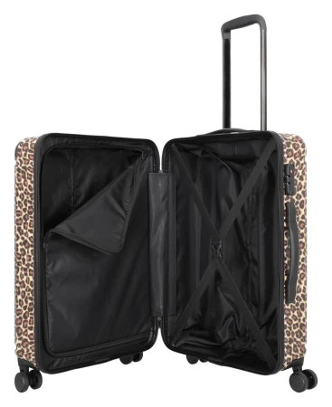 Travelite Cruise S, M, L hnědá leopardí sada kufrů