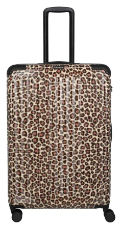 Travelite Cruise S, M, L hnědá leopardí sada kufrů