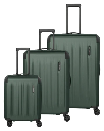 Travelite Dynamic S, M, L zelená sada kufrů
