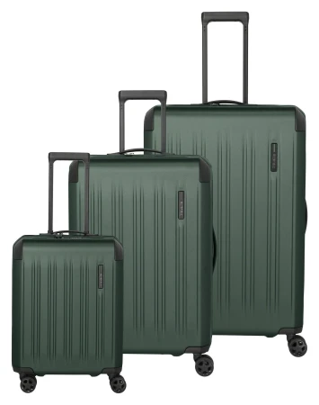 Travelite Dynamic S, M, L zelená sada kufrů