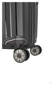 Travelite Elvaa 4w L Black kufr + kosmetická taštička zdarma