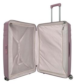 Travelite Elvaa 4w L Rosé kufr + kosmetická taštička zdarma