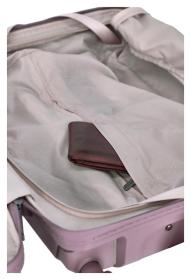 Travelite Elvaa 4w L Rosé kufr + kosmetická taštička zdarma