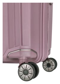 Travelite Elvaa 4w L Rosé kufr + kosmetická taštička zdarma