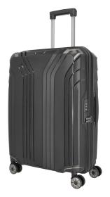 Travelite Elvaa 4w M Black kufr + kosmetická taštička zdarma