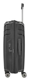 Travelite Elvaa 4w M Black kufr + kosmetická taštička zdarma