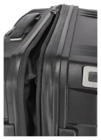 Travelite Elvaa 4w M Black kufr + kosmetická taštička zdarma