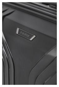 Travelite Elvaa 4w M Black kufr + kosmetická taštička zdarma