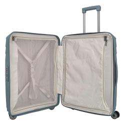 Travelite Elvaa 4w M Blue/grey kufr + kosmetická taštička zdarma