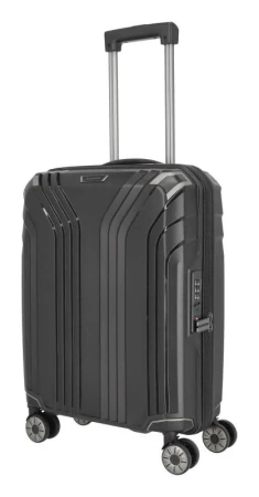 Travelite Elvaa 4w S Black kufr + kosmetická taštička zdarma