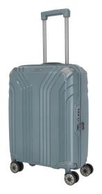 Travelite Elvaa 4w S Blue/grey kufr + kosmetická taštička zdarma Travelite Elvaa 4w S Blue/grey kufr + kosmetická taštička zdarma
