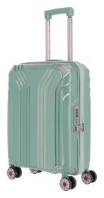 Travelite Elvaa 4w S Green kufr + kosmetická taštička zdarma Travelite Elvaa 4w S Green kufr + kosmetická taštička zdarma
