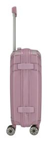 Travelite Elvaa 4w S Rosé kufr + kosmetická taštička zdarma