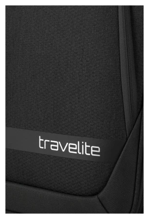Travelite Kick Off 4w L exp černý cestovní kufr