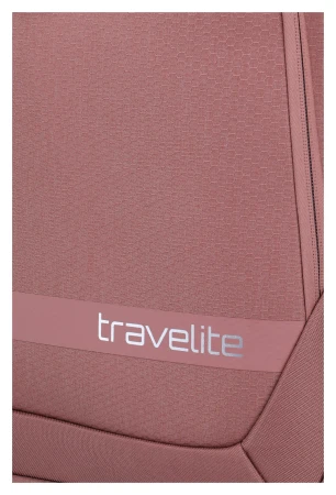 Travelite Kick Off 4w L exp starorůžový cestovní kufr