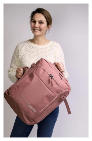 Travelite Kick Off Multibag Backpack Rosé batoh