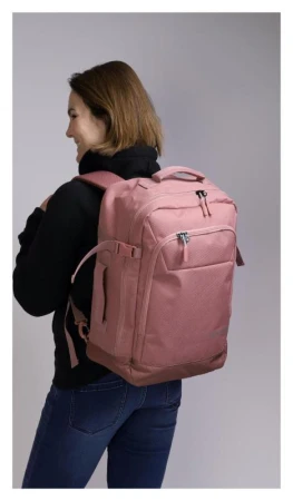 Travelite Kick Off Multibag Backpack Rosé batoh