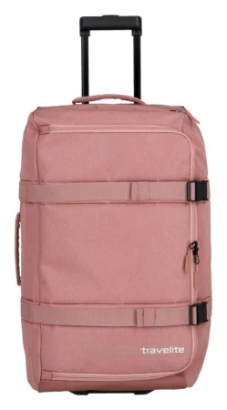 Travelite Kick Off Wheeled Duffle L Rosé taška