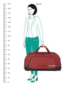 Travelite Kick Off Wheeled Duffle Red taška
