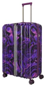 Travelite Lascana Edition L Purple Swirl + kosmetická taštička zdarma Travelite Lascana Edition L Purple Swirl + kosmetická taštička zdarma