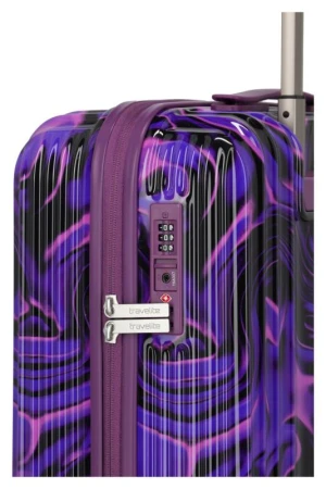 Travelite Lascana Edition L Purple Swirl + kosmetická taštička zdarma