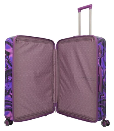 Travelite Lascana Edition L Purple Swirl + kosmetická taštička zdarma