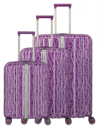 Travelite Lascana Edition S, M, L fialová sada kufrů