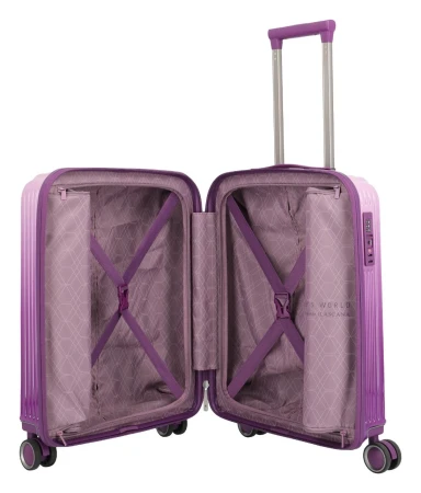 Travelite Lascana Edition S Purple Degrade kabinový kufr