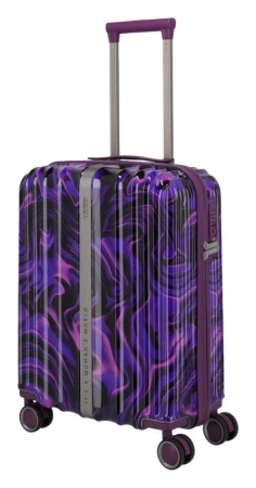 Travelite Lascana Edition S Purple Swirl + kosmetická taštička zdarma