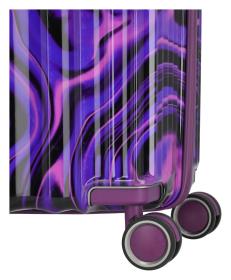 Travelite Lascana Edition S Purple Swirl + kosmetická taštička zdarma