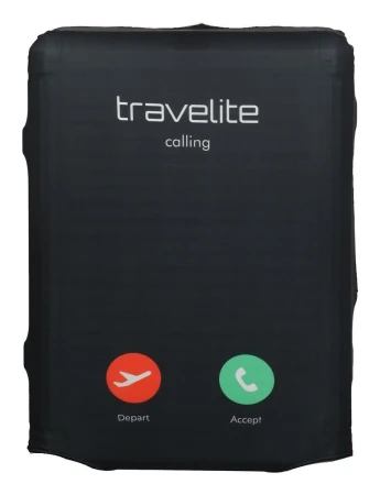 Travelite Luggage Cover L Call černý obal na kufr