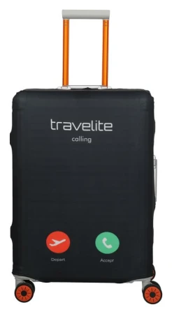 Travelite Luggage Cover S Call šedý obal na kufr