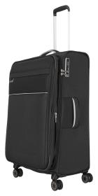 Travelite Miigo 4w L Black kufr + kosmetická taštička zdarma