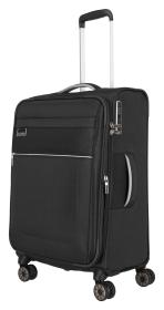 Travelite Miigo 4w M Black kufr + kosmetická taštička zdarma Travelite Miigo 4w M Black kufr + kosmetická taštička zdarma