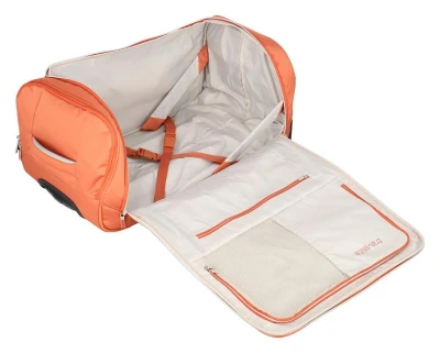 Travelite Miigo Wheeled duffle Copper/chutney taška + kosmetická taštička zdarma