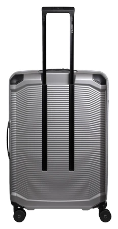 Travelite Millennium L stříbrný cestovní kufr