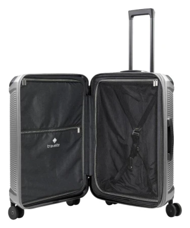 Travelite Millennium M Silver + kosmetická taštička zdarma