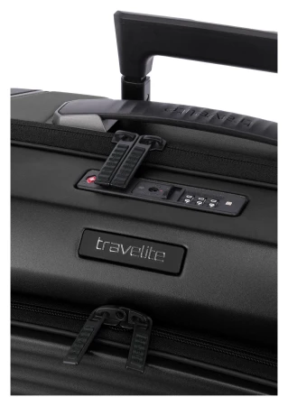 Travelite Millennium S Front pocket černý kabinový kufr