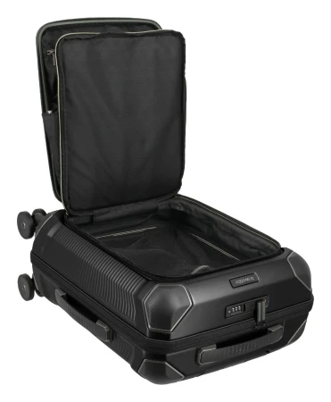 Travelite Millennium S Front pocket černý kabinový kufr