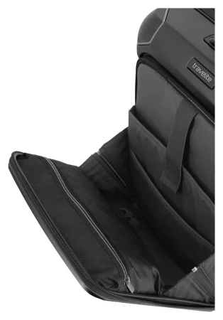 Travelite Millennium S Front pocket černý kabinový kufr